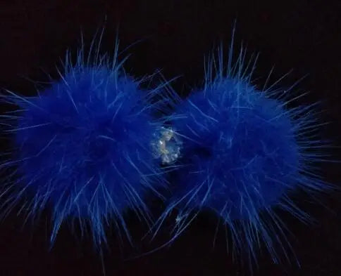 Dogs Grooming  mink fur ball hair card Cute Pet  Hairpin Hair Bows For Dogs Accessories 20pcs/lot