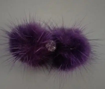 Dogs Grooming  mink fur ball hair card Cute Pet  Hairpin Hair Bows For Dogs Accessories 20pcs/lot