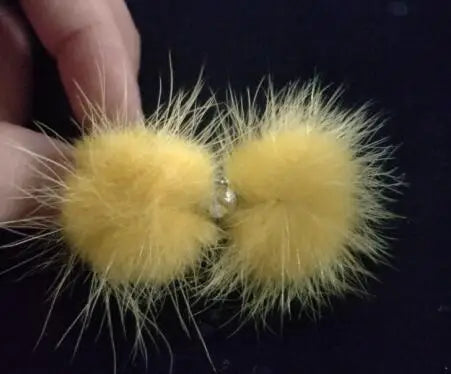 Dogs Grooming  mink fur ball hair card Cute Pet  Hairpin Hair Bows For Dogs Accessories 20pcs/lot