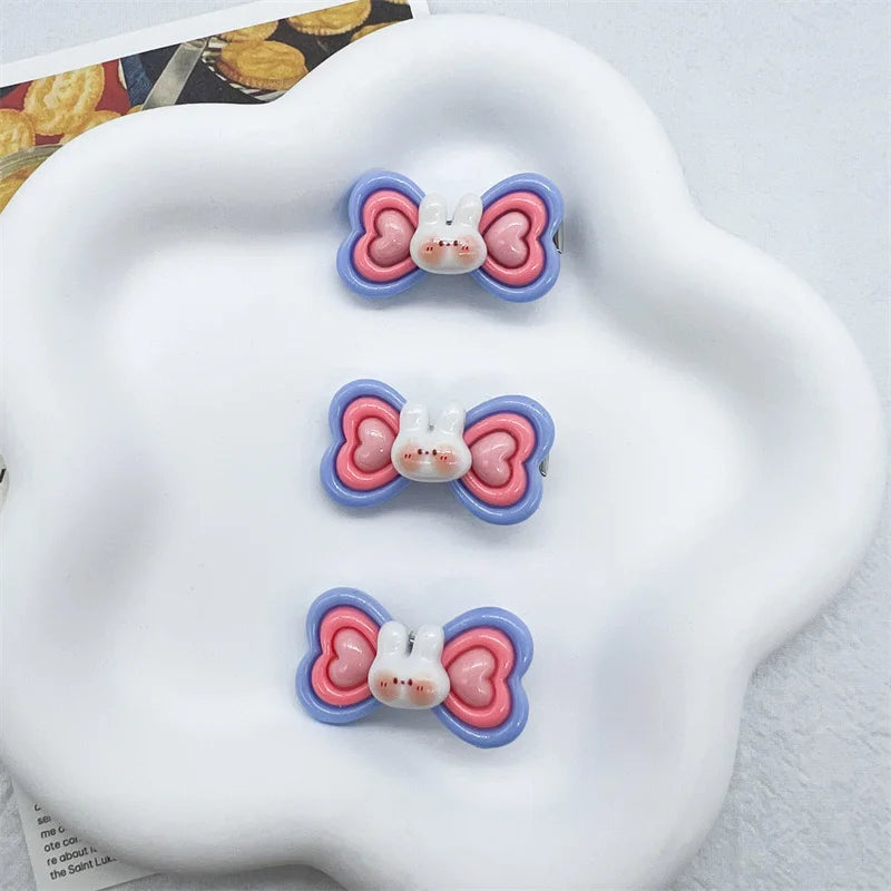 Cute Dog Hair Clips Rabbit Shape Dog Clips Pet Hairpin Cute Puppy Hair Decor Bows Girls Gifts for Small Dogs Supplies