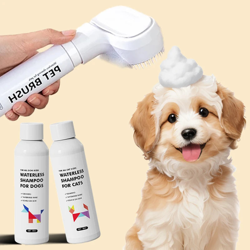 Dog Uses Mousse Pet Cleaning and Care Agent To Remove Floating Hair Stains Clean Sterilization Without Rinsing Shampoo Deodorant
