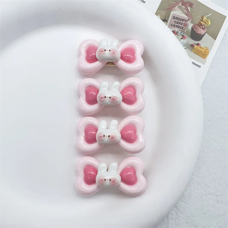 Cute Dog Hair Clips Rabbit Shape Dog Clips Pet Hairpin Cute Puppy Hair Decor Bows Girls Gifts for Small Dogs Supplies