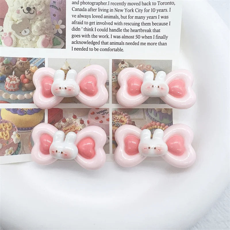 Cute Dog Hair Clips Rabbit Shape Dog Clips Pet Hairpin Cute Puppy Hair Decor Bows Girls Gifts for Small Dogs Supplies