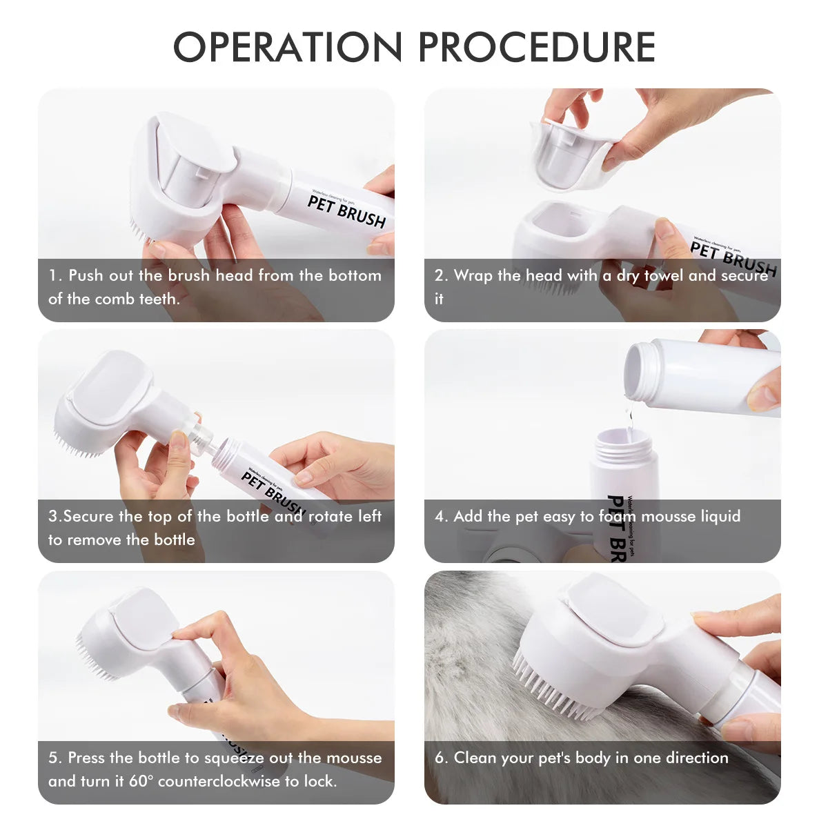 Dog Uses Mousse Pet Cleaning and Care Agent To Remove Floating Hair Stains Clean Sterilization Without Rinsing Shampoo Deodorant