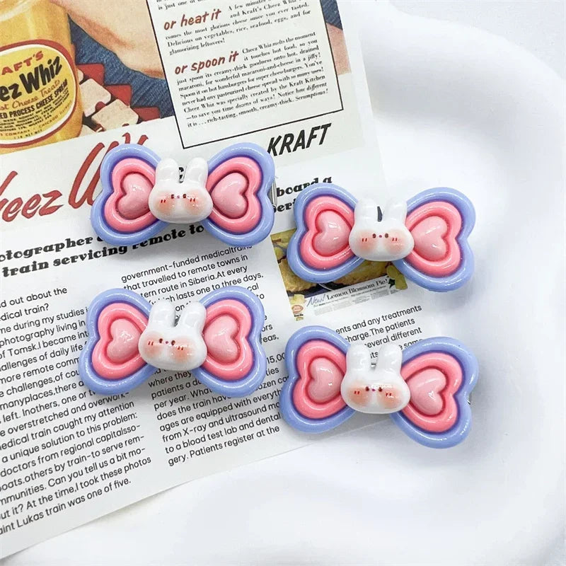 Cute Dog Hair Clips Rabbit Shape Dog Clips Pet Hairpin Cute Puppy Hair Decor Bows Girls Gifts for Small Dogs Supplies