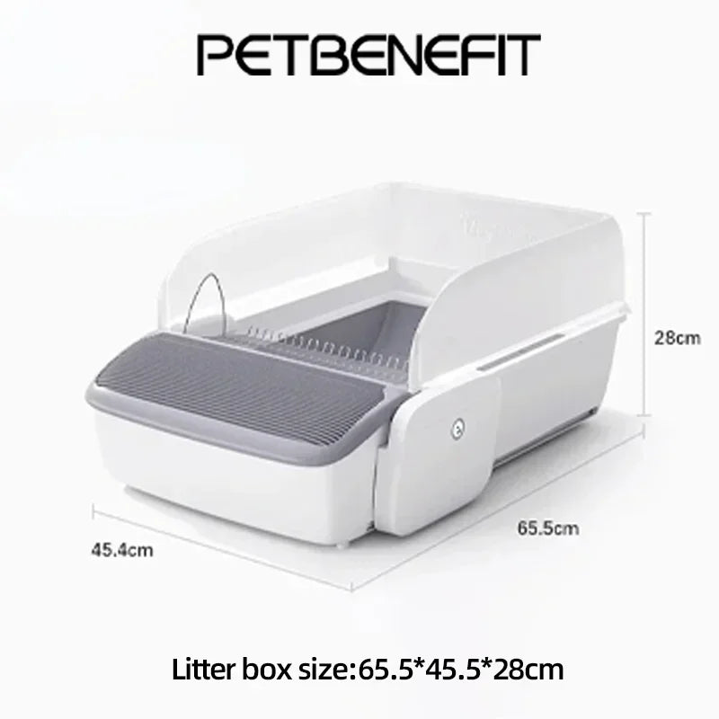 7L APP Control Automatic Cat Litter Box Self-cleaning Litter Box Pet Litter Box Cat Toilet for Cat Products Safety Protection