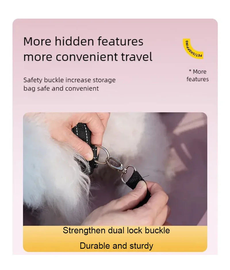 Pet Cart Dog Cat Cart Outdoor Small Pet Cart Lightweight Foldable Outdoor