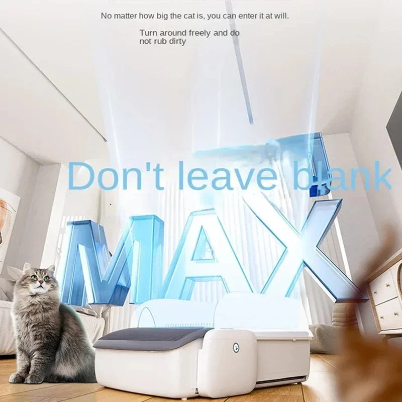 7L APP Control Automatic Cat Litter Box Self-cleaning Litter Box Pet Litter Box Cat Toilet for Cat Products Safety Protection