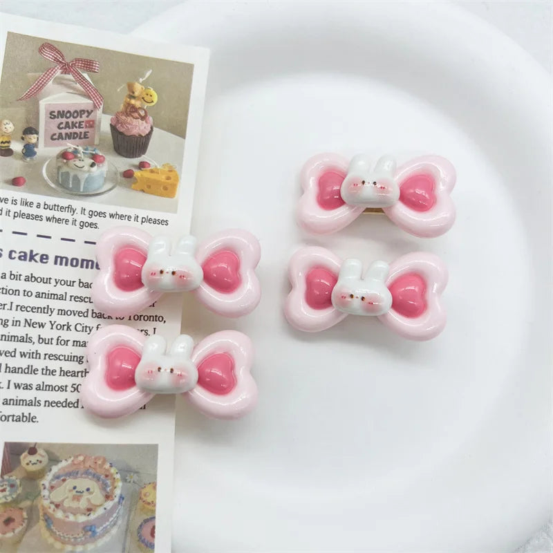 Cute Dog Hair Clips Rabbit Shape Dog Clips Pet Hairpin Cute Puppy Hair Decor Bows Girls Gifts for Small Dogs Supplies