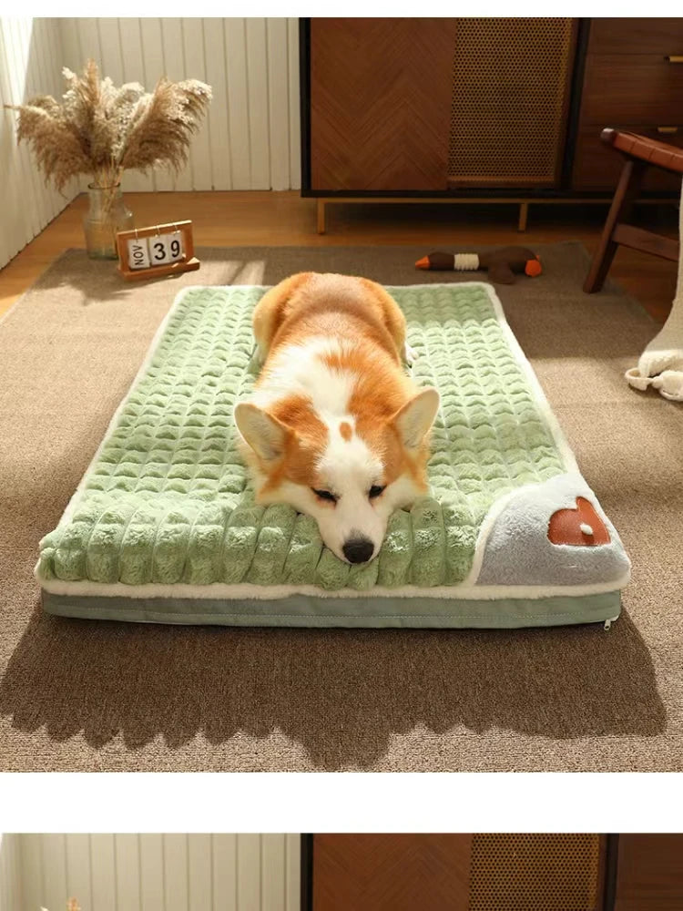 Machine Washable Dog Bed Removable Orthopedic Puppy Cushion Winter Memory Foam Dog Pillow For Small Medium Large Dogs And Cats